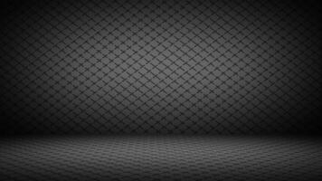 schwarz leeren Zimmer Studio Gradient benutzt zum Hintergrund, Hintergrund zum Geschäft und Fachmann Zweck video