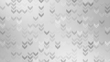 Simple and elegant White and Black gradient shapes slowly appearing and disappearing geometrical futuristic background video