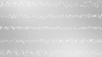 White and Black color flowing hi-tech digital particles, futuristic and geometrical White and Black color background video