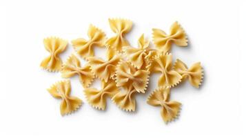 A pile of pasta with a white background photo