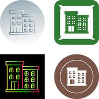 Building Icon Design vector