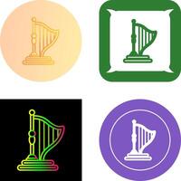 Harp Icon Design vector