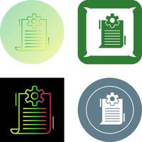 Content Management Icon Design vector