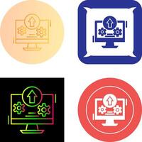 Upload Icon Design vector