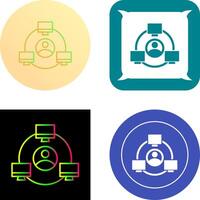 Network Icon Design vector