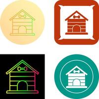 Dog House Icon Design vector