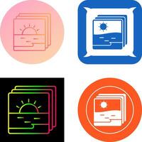 Photo Icon Design vector