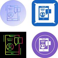 Notification Icon Design vector