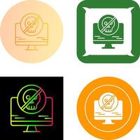 Antivirus Icon Design vector