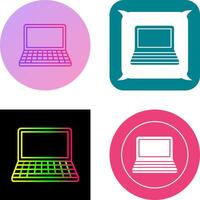 Laptop Icon Design vector