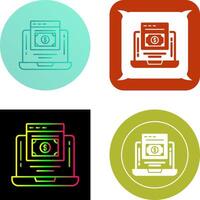 Online Payment Icon Design vector