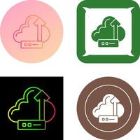 diseño de icono de nube vector