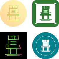 diseño de icono de silla vector