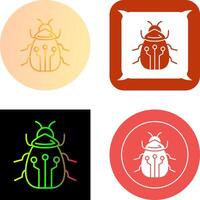 Bug Icon Design vector