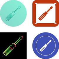 Screw driver Icon Design vector