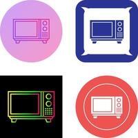 Microwave Icon Design vector