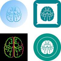 diseño de icono de cerebro vector