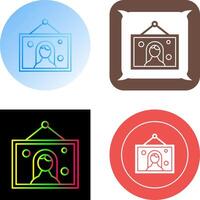 Wedding Photo Icon Design vector