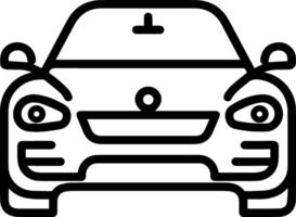 Car icon style illustration vector