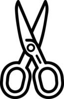 Scissors icon style illustration vector