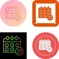 Calendar Icon Design vector