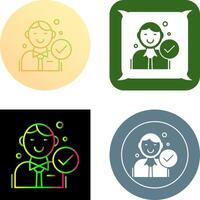 Hire Icon Design vector