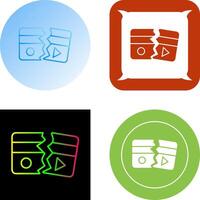 Broken Icon Design vector