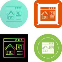 Online Marketing Icon Design vector