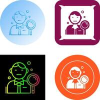 Candidate Icon Design vector