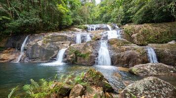 beautyfull waterfalls in Thailand photo