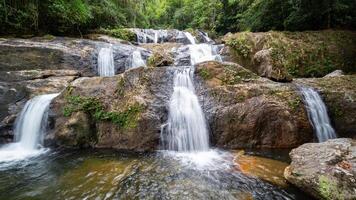 beautyfull waterfalls in Thailand photo