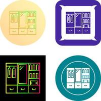 Wardrobe Icon Design vector