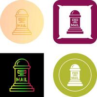 Mail Box Icon Design vector