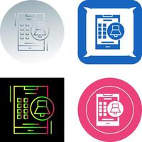 Alarm Icon Design vector