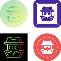 Hacker Icon Design vector