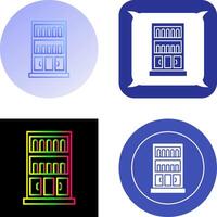 Book Shelf Icon Design vector