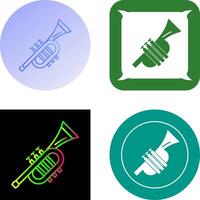 Trumpet Icon Design vector