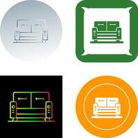 Sofa Icon Design vector