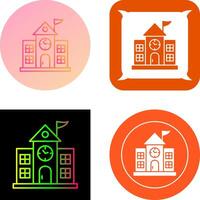 University Campus Icon Design vector