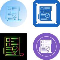 SEO Audit Icon Design vector