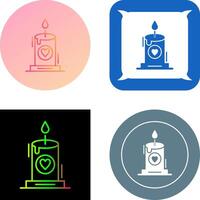 Candle Icon Design vector