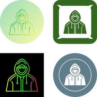 Hacker Icon Design vector