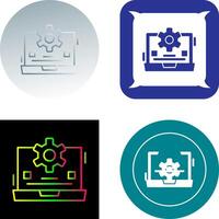 Laptop Icon Design vector