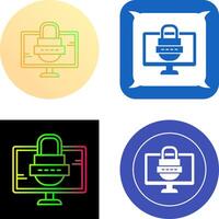 Password Icon Design vector