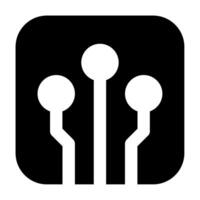 Circuit icon for web, app, infographic, etc vector