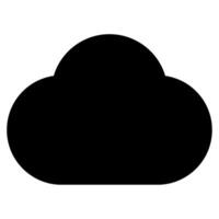 nube icono para web, aplicación, infografía, etc vector