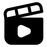 Film Clapper icon for web, app, infographic, etc vector