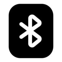 Bluetooth icono para web, aplicación, infografía, etc vector