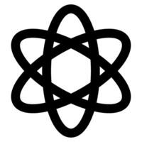 Atom icon for web, app, infographic, etc vector