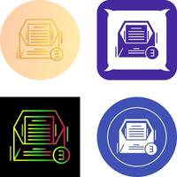 Emails Icon Design vector